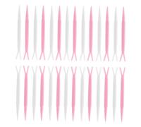 SOIMISS 100pcs Eyelid Sticker Y Forks Cosmetic Accessory Makeup Tools Double Eyelid Tape Applicator Suitable for Hooded Eyes Beauty Supplies Random Color