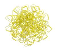 SOIMISS 100pcs Gold Heart Shaped Metal Paper Clips Cute Small Paper Pins for Office School Document Organization Wedding Decoration
