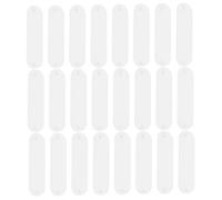 SOIMISS 100Pcs Handmade Leather Labels for Clothing DIY Sewing Tags Blank Replacement Tags for Jeans Hats Bags and Reusable Accessories
