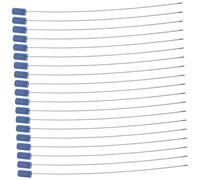 SOIMISS 100pcs Stainless Steel Security Cable Seals with Numbered Anti-Tamper Tags Self-Locking Packing Seal for Electricity Water Meters Versatile Cable Compatibility for Industrial
