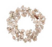 SOIMISS 100pcs Unfinished Wood Cutouts Creative Wooden Mushrooms Leaves Acorns for DIY Crafts Autumn Decorations Educational Activities Artistic Expression