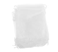 SOIMISS 100pcs White Sheer Organza Drawstring Bags Tulle Pouches for Jewelry Candy Wedding Party Favors Elegant Small Storage Pouches
