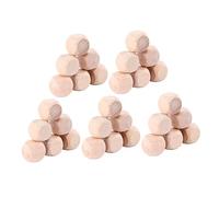 SOIMISS 100Pcs Wooden Blank Dice Six Sided Square Blocks for DIY Crafts Games Home Decoration Sturdy Unfinished for Creative Projects