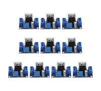 SOIMISS 10pcs Adjustable Voltage Regulator Module Kit with Precise Voltage Regulation and Low Ripple Output Blue Metal Dc Power Converter for Car and Dc Regulated Power Supply Scenarios