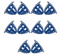 SOIMISS 10pcs Blue Colored Vegetable Holder Hanging Feeder Basket for Parrots Fruit and Egg Collection Tray Cage Accessory for Small Winged Pets