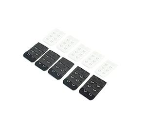 SOIMISS 10pcs Bra Extension Strap 2 Hook Bra Extender 3 Rows Elastic Cotton Stainless Steel Soft Comfortable Ladies Underwear Accessories for Everyday Wear