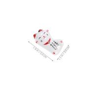 SOIMISS 10pcs Ceramic Lucky Cat Chopstick Rest Porcelain Cat-Shaped Spoon and Utensil Holder for Holiday Parties and Everyday Use Compact and Clean Chinese Chopsticks Rack with