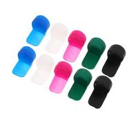 SOIMISS 10pcs Clarinet Thumb Rest Pads Silicone Finger Cushion Soft Ergonomic Round Shape Long Handle Fit for Woodwind Instruments Concerts Festivals