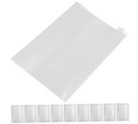SOIMISS 10pcs Clear Adjustable Book Covers for Students Textbooks Notebooks Protective Wraps Tear Resistant Material for School Exercise Science Books