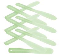 SOIMISS 10Pcs Cosmetic Long Silicone Spatulas Multifunctional Mixing Tools for Foundation Blush Eyeshadow and Nail Polish Application Durable Sanitary Beauty Stirring Sticks