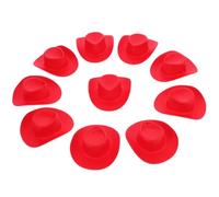 SOIMISS 10pcs Cowboy Hats for Dolls Tiny Western Hats for Crafts and Decor for Dollhouses and Party Decorations Great Accessories for Creative Projects