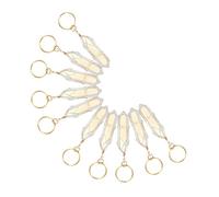 SOIMISS 10pcs Crystal Hair Accessories for Braids African Jewelry Lightweight Wire Loop Dreadlock Rings with Shimmering Accents for Women Cultural Styling