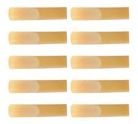 SOIMISS 10pcs Eb Saxophone Reeds Alto Sax Replacement Accessories Easy to Install Handmade with Fine Workmanship Compact and Portable for Musicians