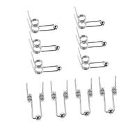 SOIMISS 10pcs Heat Resistant Metal Torsion Springs for Hair Curling DIY Curling Iron Rod Accessories Wear Resistant and Elastic Replacement Parts for Electric Hair Styling Tools