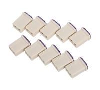 SOIMISS 10pcs Micro Square Low Profile Truck Fuses Compact Automotive Connectors for Cars Suvs and Trucks Space-saving Reliable Electrical Protection Assortment Kit