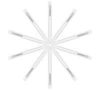 SOIMISS 10pcs Mini Silicone Lip Brush Applicator Lip Brush Soft Bristles Excellent Blending with Caps Professional Makeup Artists Everyday Users Makeup