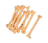 SOIMISS 10pcs Mini Skull Bone Model Plastic Bones Toy for Halloween Party Decoration Skeleton Small Figure for Scary Graveyard Haunted Houses Decorations