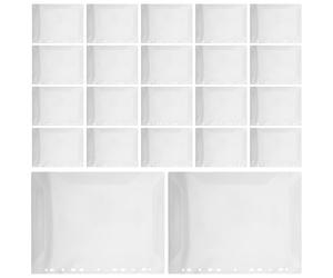 SOIMISS 10pcs Music Binder Page Inner Pages Lightweight A4 Standard Size Plastic Sleeves Easy Organization for Teaching and Personal Practice