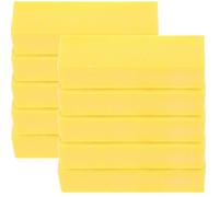 SOIMISS 10pcs Nail Polishing File Sponge Buffer Portable Practical Manicure Files Supplies Yellow Travel Nail Manicure Tools for False Tips
