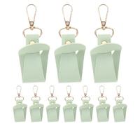 SOIMISS 10Pcs Portable Outdoor Hat Clip Carrier for Backpack and Tote Bag, Rugged Baseball Cap Holder Clips in Fruit Green for Hiking, Camping, Beach Trips, Hands-Free Sun Hat Storage