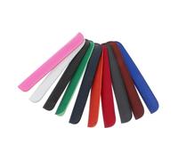 SOIMISS 10pcs Pu Leather Pencil Bag Portable Business Electronic Pencil Sleeves All-inclusive Pen Bags Protective Features and Pen Random Color