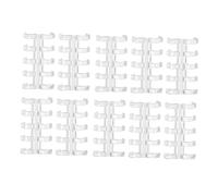 SOIMISS 10pcs Removable Plastic Binder Rings Lightweight Book Circles for DIY Loose Leaf Binders Suitable for Students Teachers Artists Office Use