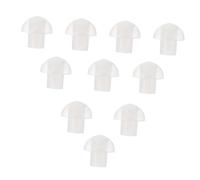 SOIMISS 10pcs Replacement Mushroom Earbud Tips for Acoustic Tube Headsets Comfortable Ear Inserts for Sound Transmission Compatible with Coil Tube Audio Kits
