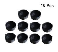 SOIMISS 10Pcs Reptile Water Feeder Round Tortoise Spider Feeding Bowls Convenient Animal Food Dishes Random Color for Lizards Snakes