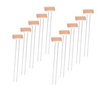 SOIMISS 10pcs Reusable Plant Markers Weatherproof Decorative Garden Labels for Use Durable Copper Metal Tags for Flower Pots Seed Identification