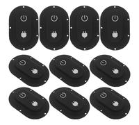 SOIMISS 10pcs Robot Vacuum Silicone Button Caps, Conductive Rubber Switch Covers for Sweeping Robot, Replacement Keypad Protectors Compatible with Floor Cleaner Accessories