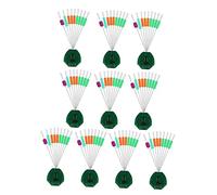 SOIMISS 10pcs Silicone Fishing Line Stoppers Beads Tangle Float Stops Durable Accessories for River Lake Ocean Fishing Enthusiasts Small Easy Carry