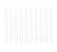 SOIMISS 10pcs Silver Pet Ball Chain Necklace Set for Dog Tag Replacement, Sturdy Dog Bead Chains for Pet Accessories and Tag Holders