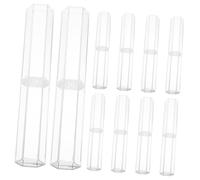 SOIMISS 10pcs Small Pen Boxes Plastic Pencil Cases Empty Pen Storage Boxes for Stationery Display Writing Case Packaging