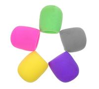 SOIMISS 10pcs Sponge Microphone Covers Thick Wind Interference Protection Microphone Pop Filters with Close Fit without Leakage for Stage Performance and News Interviews