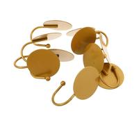 SOIMISS 10pcs Strong Viscose Hook Key Hook Over Door Adhesive Shower Adhesive Towel Holder Small Metal Stick on Space Saving Clothing Iron Golden