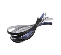 SOIMISS 10pcs Table Tennis Paddle Edge Tape Black Blue Protective Adhesive Side Strips for Racket Damage Prevention Fit Snug Grip Enhancing Style and Longevity