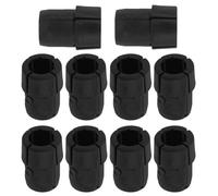 SOIMISS 10pcs Trekking Pole Lock Plug Replacement for Walking Sticks, Sturdy Plastic Anti-slip External Lock Connector Excellent Traction, for Hiking and Outdoor Adventures