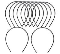 SOIMISS 10Pcs Vintage Girl Headbands with Teeth Lightweight Hair Hoops for Women Comfortable Decorative Hair Accessories for All Occasions