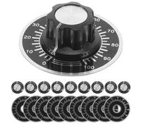 SOIMISS 10sets Potentiometer Knobs Screw Type Control Knob Inner Hole for Guitar Audio Volume Control Home Audio System Parts Replacement