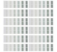 SOIMISS 1200pcs Writable Sticky Index Tabs for Notebooks - Medium Size Gradient Green Paper Page Markers - Self-Adhesive Book Annotation Tabs Suitable for Office and Classroom Use