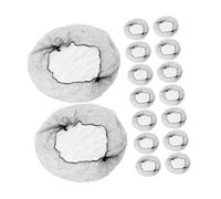 SOIMISS 120pcs Invisible Hair Net Mesh Netting for Women Hair Accessories for Dance Performance Hairstyling Black