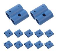 SOIMISS 12pcs 8-Shaped Pipe Clips Commode Chair Accessories Toilet Seat Pipe Holder 27.5mm/22mm Inner Diameter Replacement Parts for Elderly Raised Toilet Seat Bathroom Wheelchair