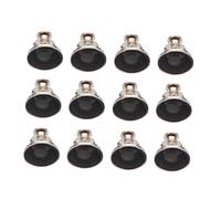 SOIMISS 12Pcs Adjustable Alloy Jeans Replacement Buttons with Unique Double Sided Groove Design for Durable No Sew Waistband Tightening Jean Accessory Kit