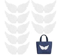 SOIMISS 12pcs Angel Wings Jewelry Craft Wings for Suit and DIY Party Decor Applique Craft Ornament