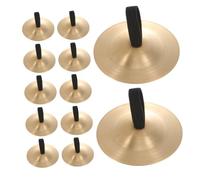 SOIMISS 12pcs Boy Girl's Cymbals Small Metal Finger Cymbals for Boys and Girls Music Education Dancing Props and Party Performances