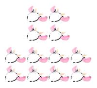 SOIMISS 12pcs Cartoon Cow Headband for Boys and Girls Adults Fun Party Costume Accessories Creative Hair Decor for Themed Events Role-playing Easy to Wear No Hair Damage