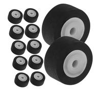 SOIMISS 12pcs Cassette Machine Pinch Roller Plastic Bearing Replacement for Tape Recorder Repair Parts for Audio Devices