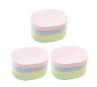 SOIMISS 12pcs Gentle and Breathable Face Cleansing Sponges Thick Soft Sponge Pads for Exfoliating and Makeup Removal with Simple Compact Design for Daily Facial Care Assorted style