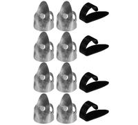 SOIMISS 12PCS Guitar Finger Picks Set Metal Finger Picks for Acoustic Guitars Thick for Fingerstyle Playing Compatible Ukulele and Banjo