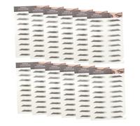 SOIMISS 12pcs Imitation Eyebrow Stickers for Natural Brows Easy Application for Sparse Over Plucked Eyebrows Reusable and Fade Resistant